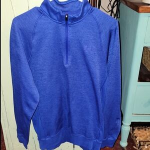 UNDER ARMOR blue 1/4 zip men's large UA pullover sweater. Perfect for layering.